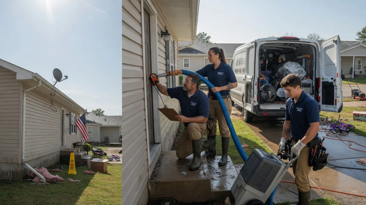 Ceiling Water Damage Restoration in Century, FL near me